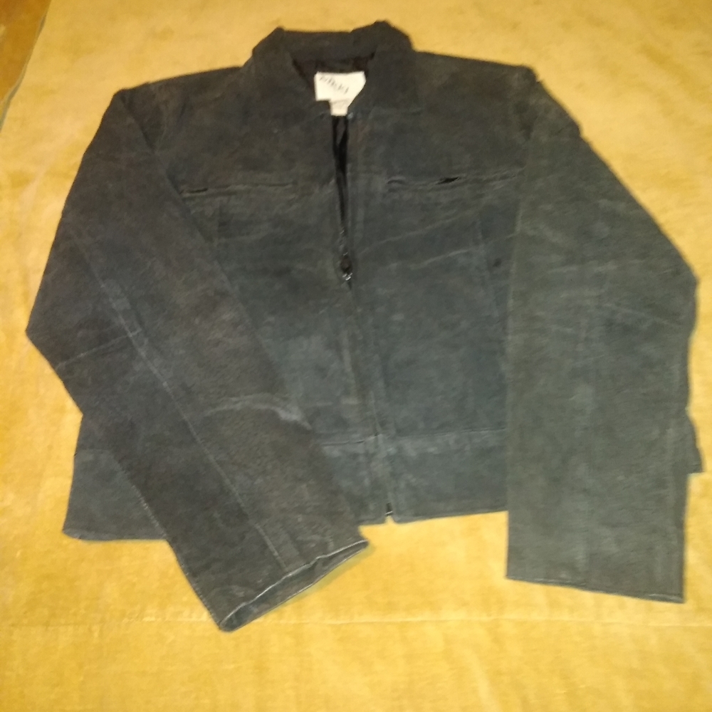 Black Suede Leather Jacket